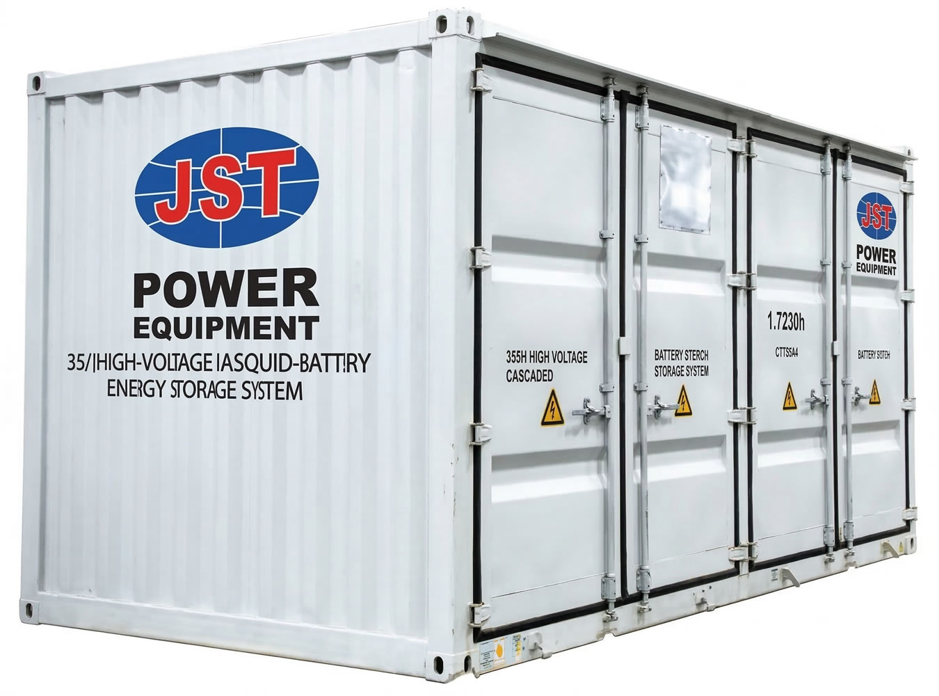 High-voltage energy storage container by JST Power Equipment for efficient battery storage solutions.
