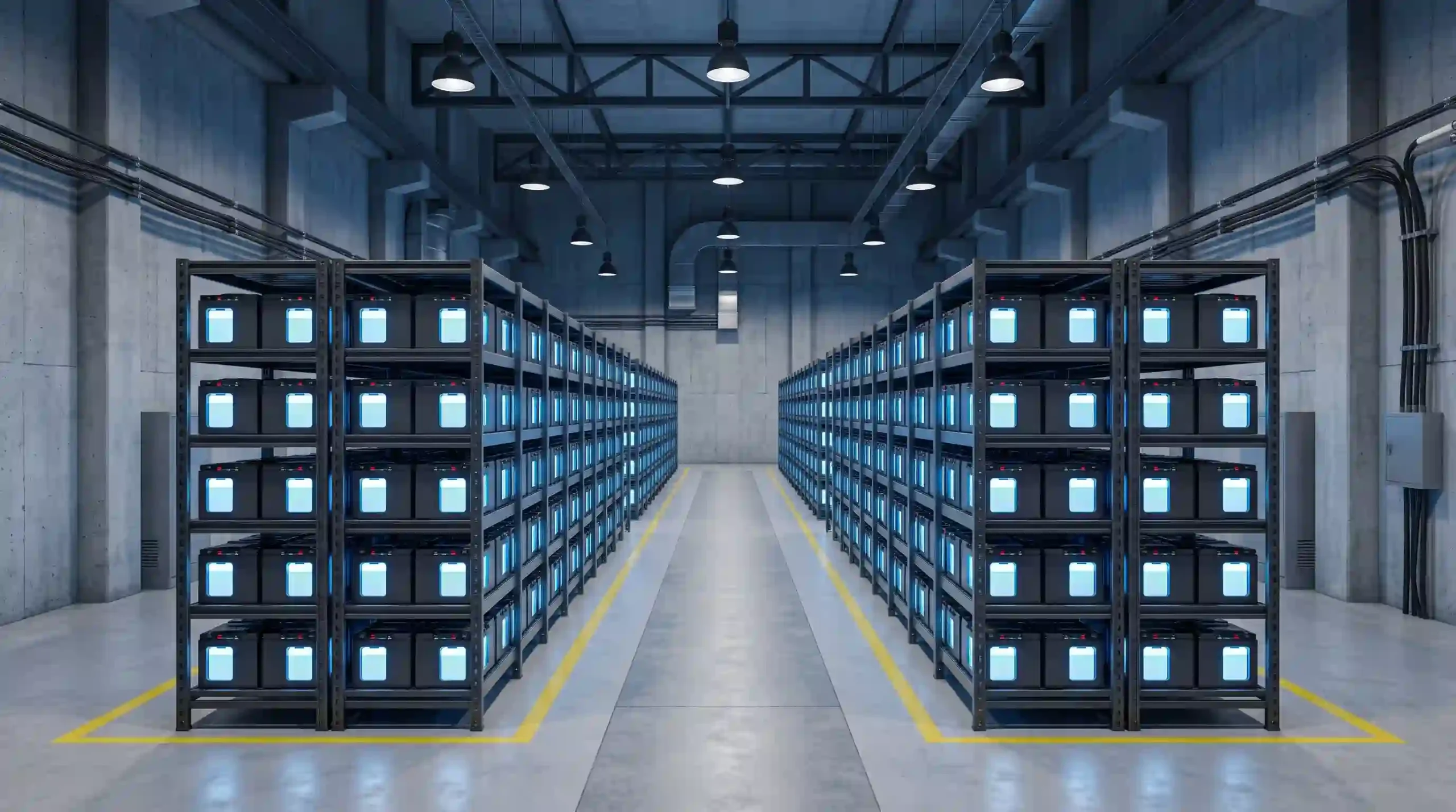 Key Components of a 3 Phase UPS System Battery Bank