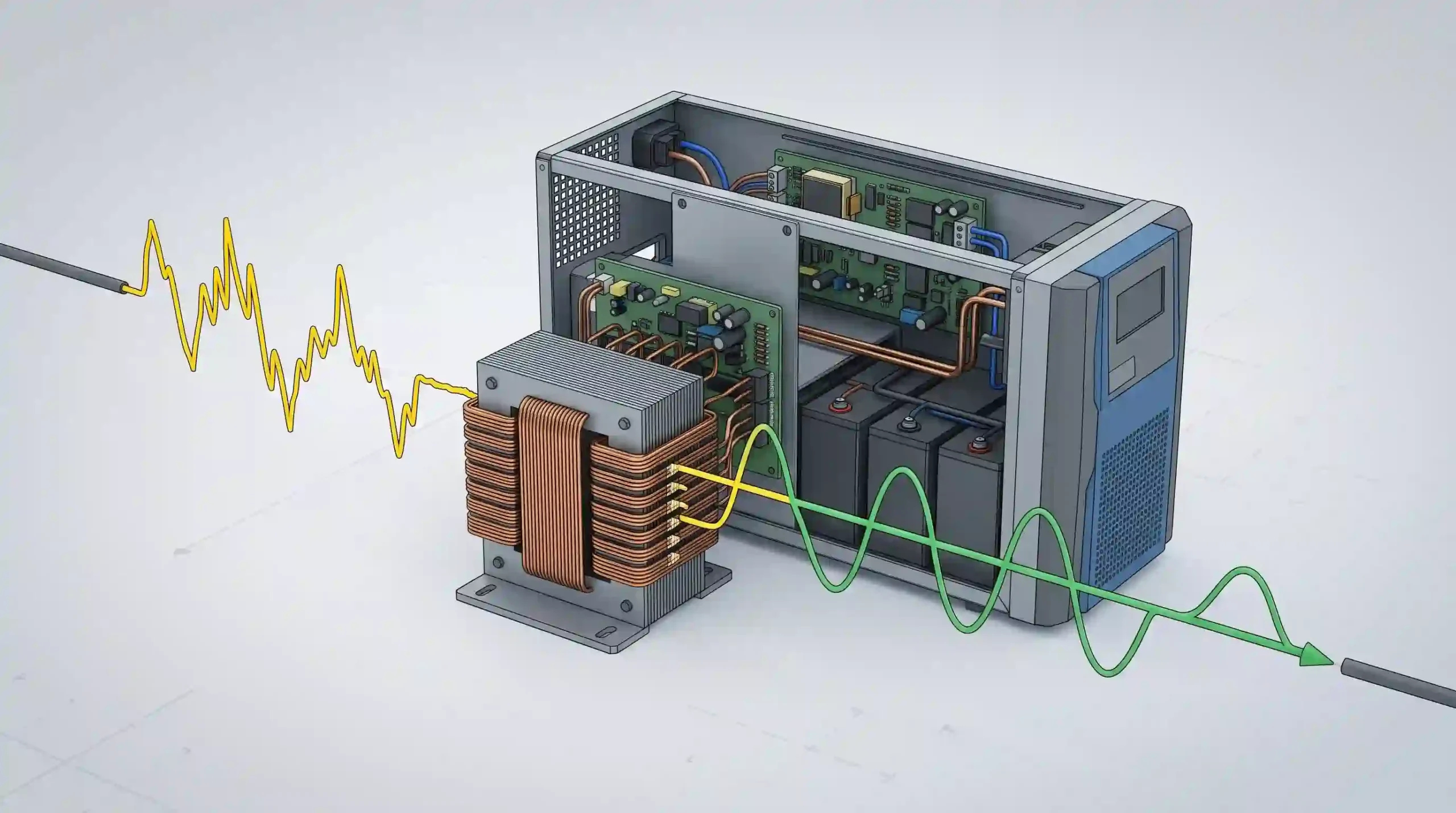 Types of UPS Battery Backup Systems is Line-Interactive UPS