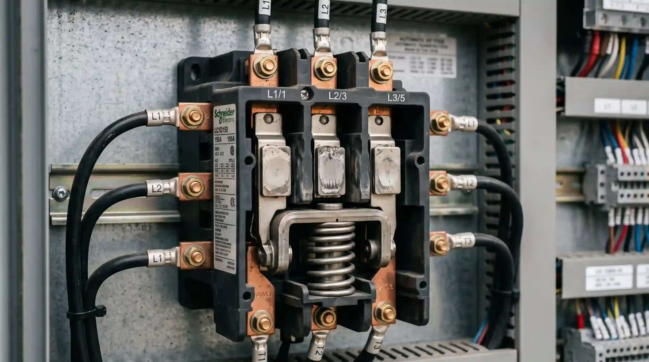 Core Components Inside an ATS Panel Electrical Contactor