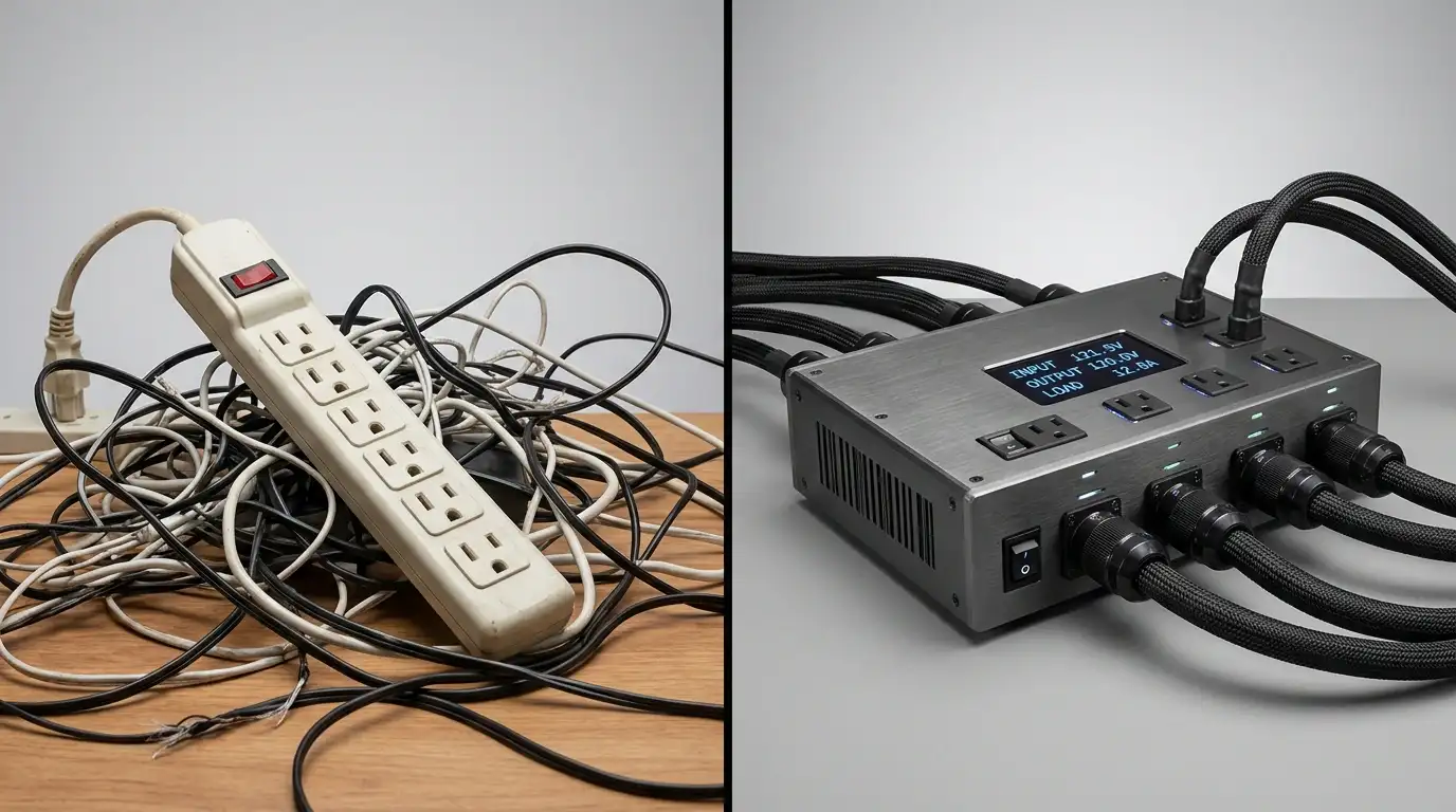 Power Line Conditioner vs. Standard Power Strip