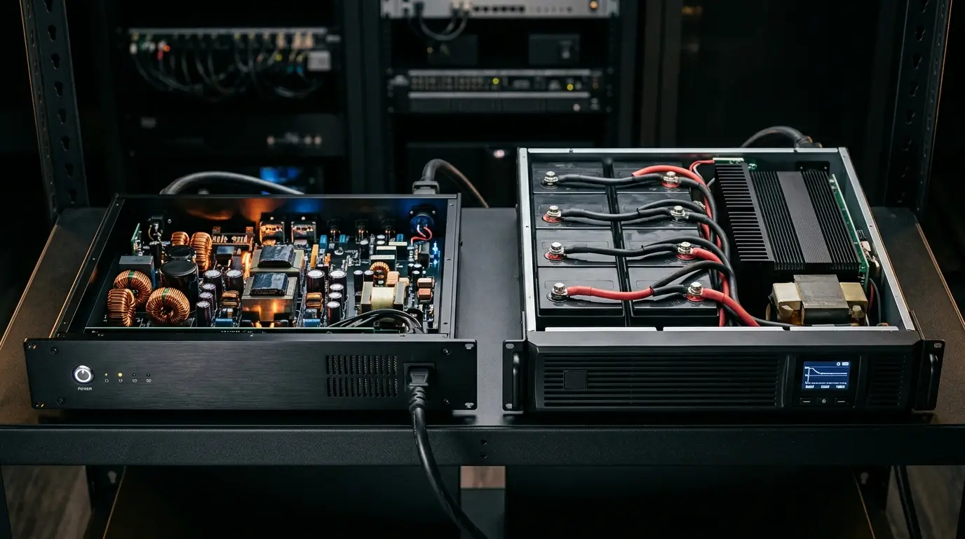 Power Line Conditioner vs. Uninterruptible Power Supply (UPS)