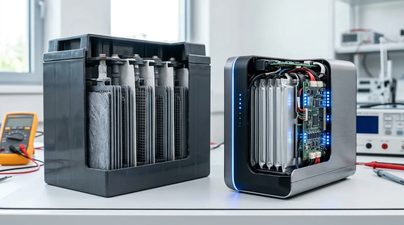 Key Criteria for Choosing the Right UPS System Supplier is Advanced Battery Technology Compatibility (VRLA vs. Lithium-Ion)
